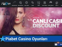 Piabet Casino Oyunları