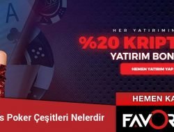 FavoriBahis Poker Çeşitleri Nelerdir