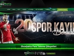 Showbahis Para Yatırma Şikayetleri